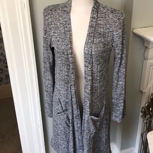 2 for $20! Fleurette Grey Long Cardigan